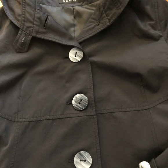 SEARLE Vintage 80’s Walking Jacket Hooded Button Down Jacket - Picture 6 of 15